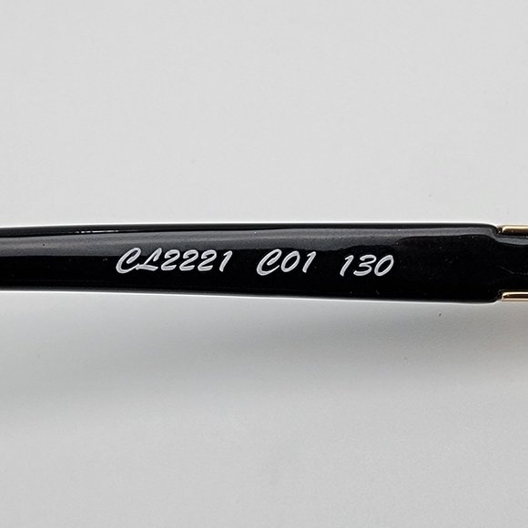 Chloe CL2221 C01 Ernie Black Gold Frame Grey Gradient Lens Sunglasses 60-17-130 main image 7